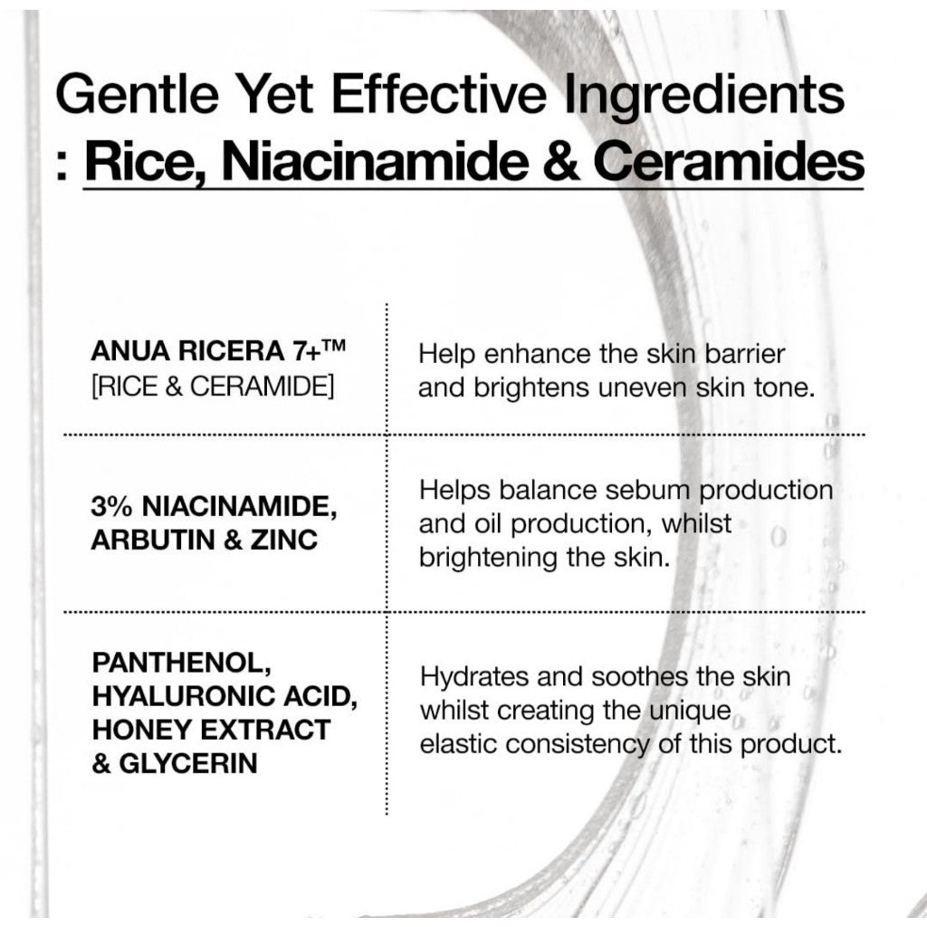 ANUA Rice Ceramide 7 Hydrating Barrier Serum 50ml