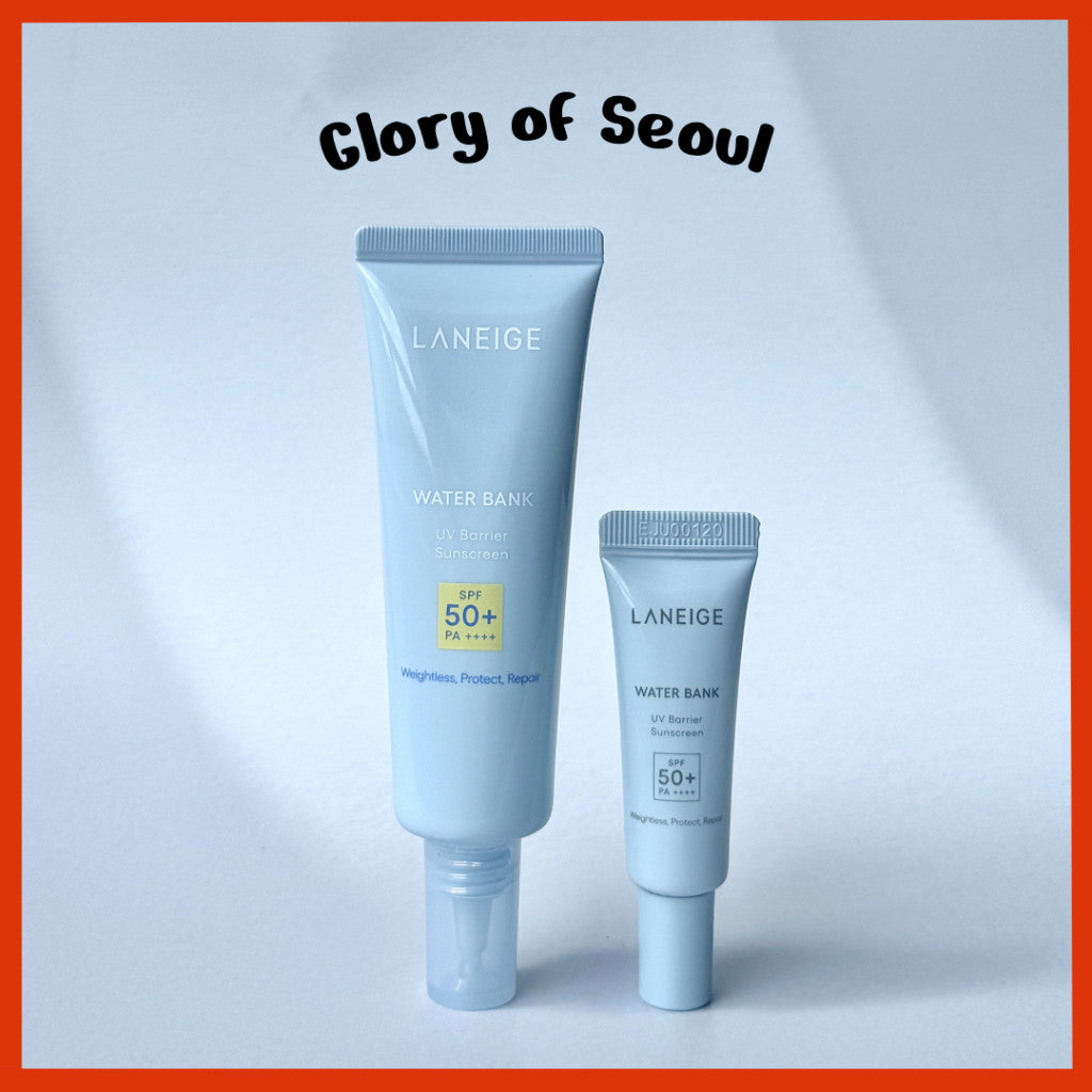 LANEIGE Water Bank UV Barrier suncreen, 10ml, 50ml