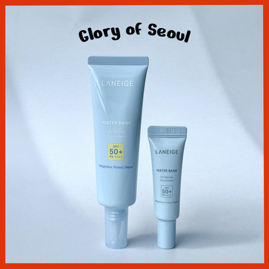 LANEIGE Water Bank UV Barrier suncreen, 10ml, 50ml