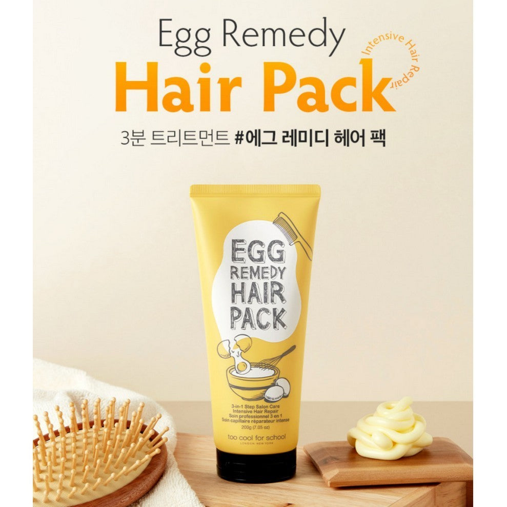 Too Cool For School Egg Remedy Hair Pack, 200g
