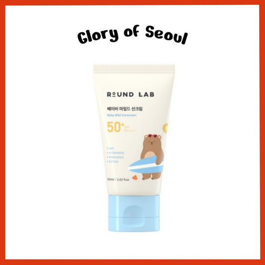 ROUND LAB  Baby Mild Sunscreen, 60ml (SPF 50+ PA++++)