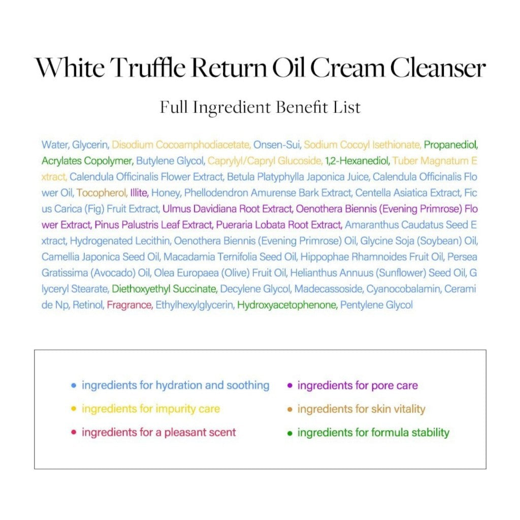 [MINI] d'Alba White Truffle Return Oil Cream Cleanser 65ml