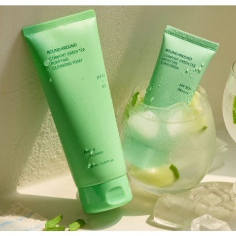 ROUND A’ROUND Green Tea Pure Cleansing Foam 200ml / 2 types