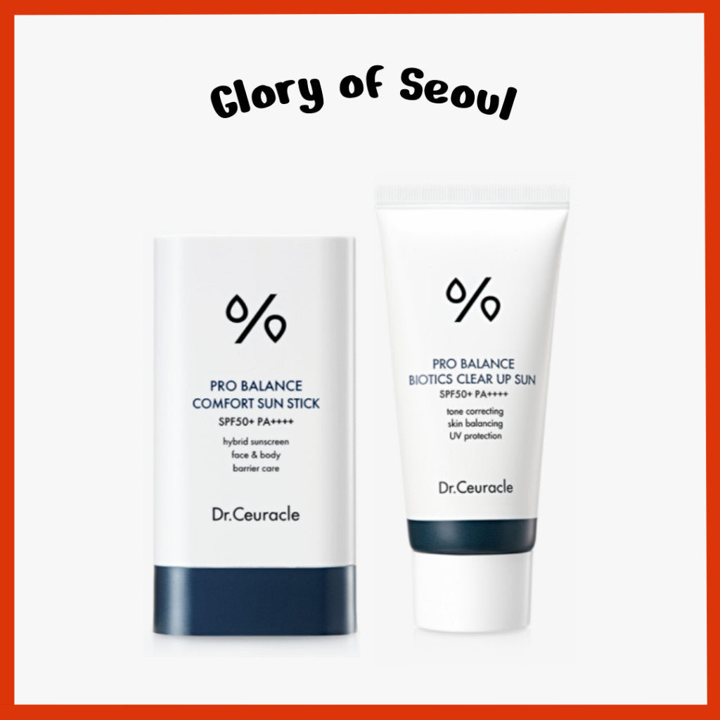 DR.CEURACLE Pro Balance Sunscreen 2 types