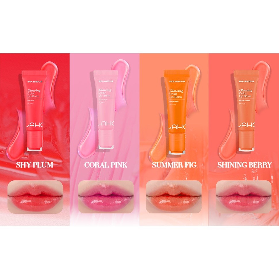 NOLAHOUR Glowing Color Lip Balm 4 colors