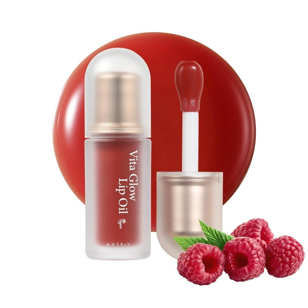 AXIS-Y Vita Glow Lip Oil 4ml (3 Types) │ Dreamy Olive / Cozy Fig / Chilled Berry