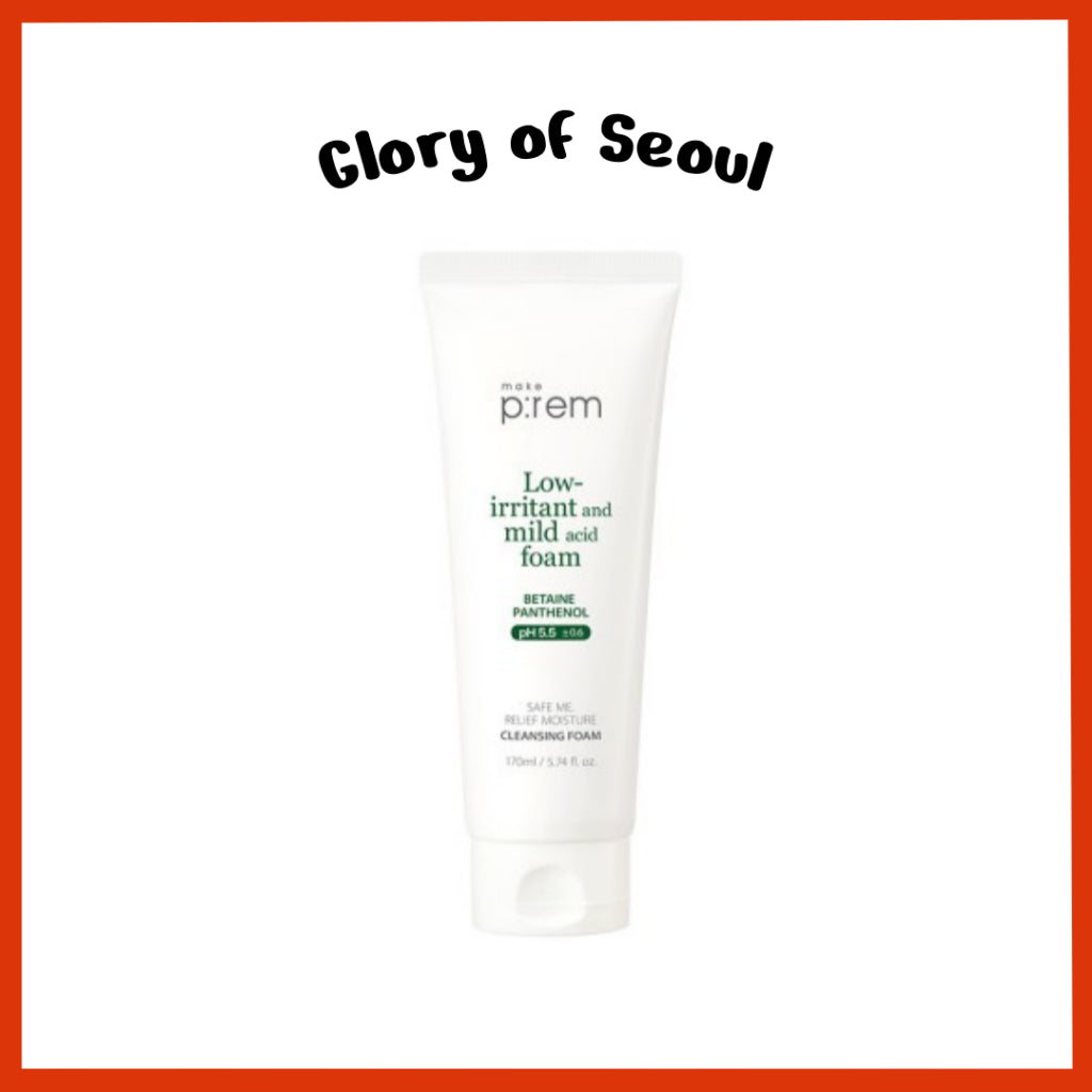 MAKE PREM Safe Me Relief Moisture Cleansing Foam 50ml, 170ml / 2Types
