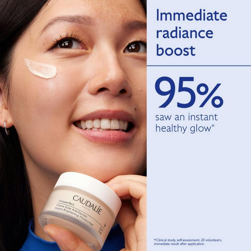 [MINI] CAUDALIE Vinoperfect Instant Brightening Moisturizer with Niacinamide 15ML