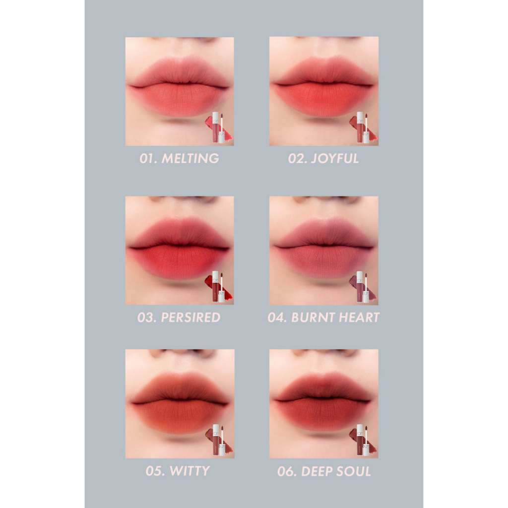 rom&nd Zero Velvet Tint (21 Colors)