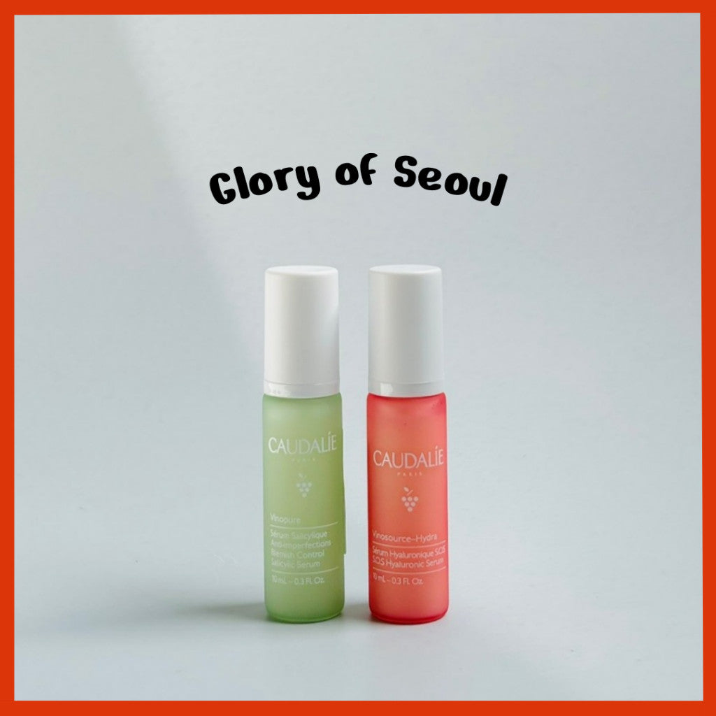 [MINI]  CAUDALIE Vinosource-Hydra S.O.S Intense Moisturizing SERUM 10ML/Caudalie Vinopure Blemish Control Salicylic Acid Serum 10ML