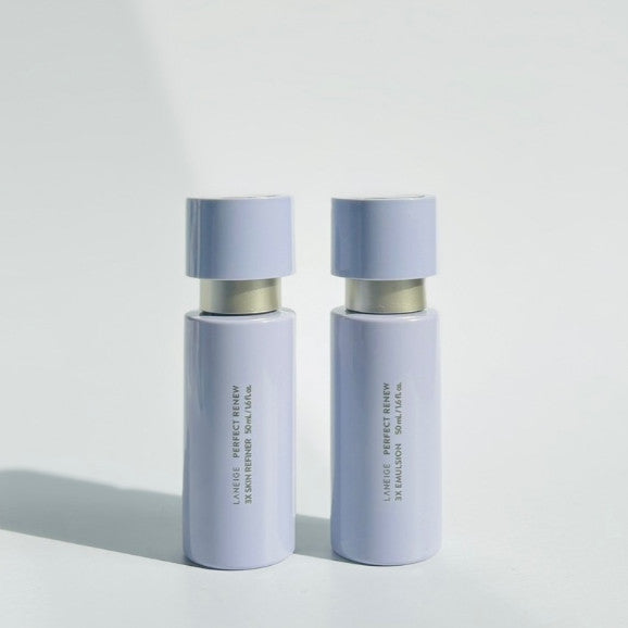 [MINI] LANEIGE Perfect Renew 3X (2 Types) │ Emulsion 50ml / Skin Refiner 50ml