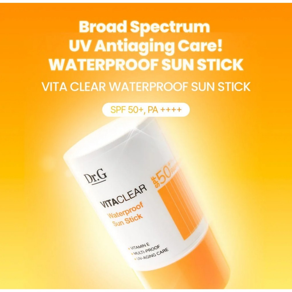Dr.G Vita Clear Sun Serum 50ml / Barra Solar Resistente al Agua SPF50+/PA+++ 21g (2 opciones)