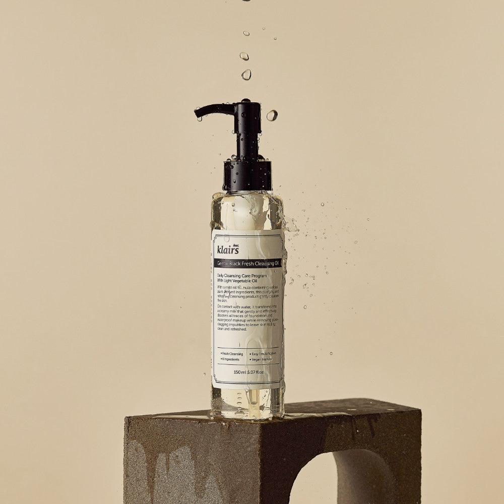 [New] KLAIRS Gentle Black Facial Cleanser, 140ml / Cleansing Oil (2 Types), 150ml