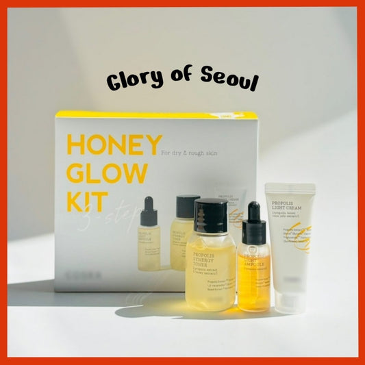 Honey Glow KIT (TONER, Ampoule , Cream)