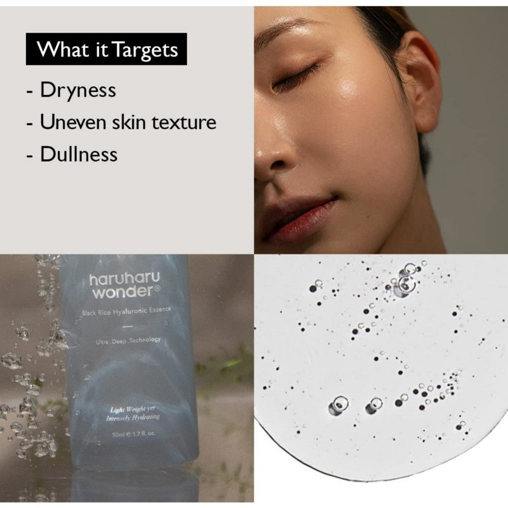 Haruharu Wonder Black Rice Hyaluronic Essence, 50mL