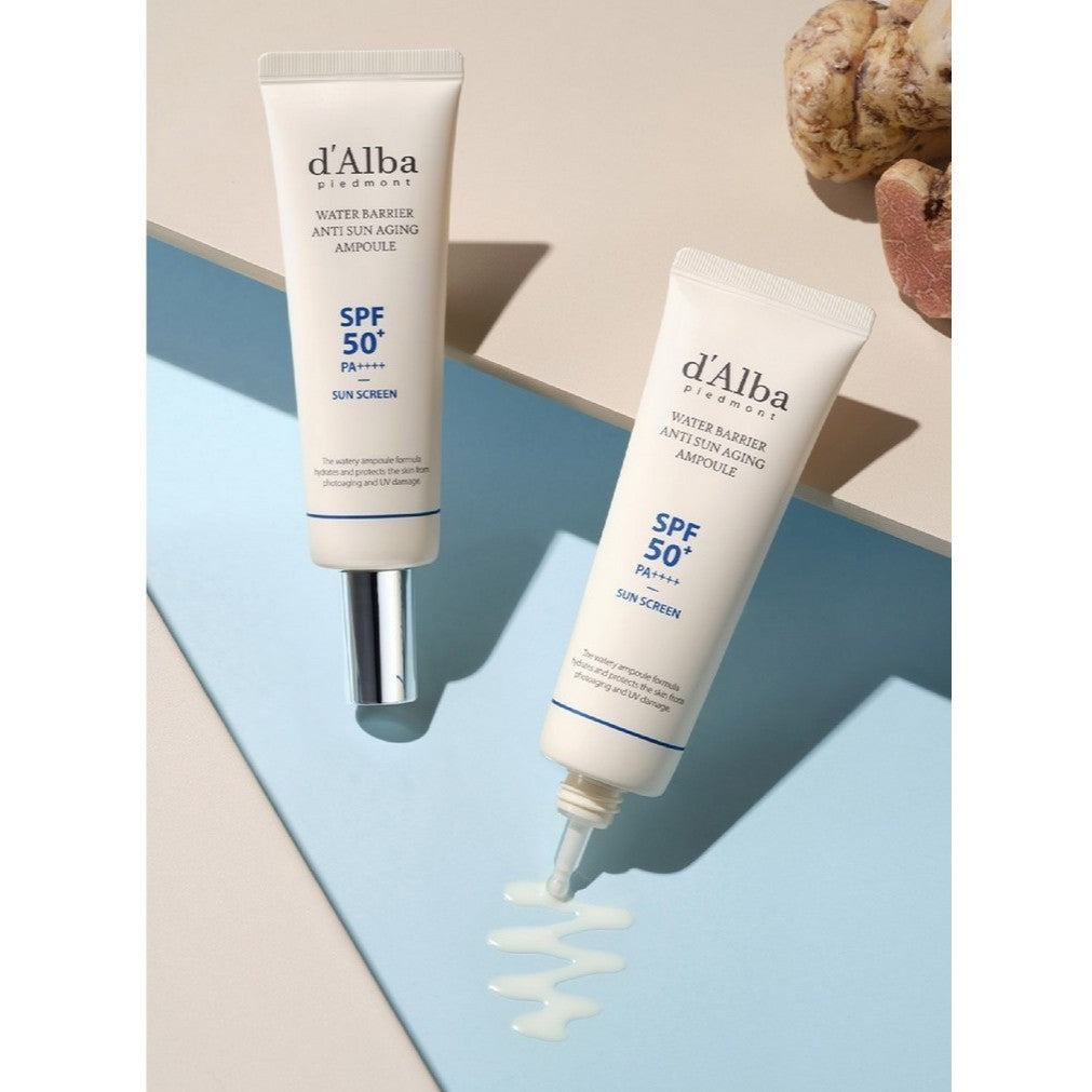 [NEW] d'alba Water Barrier Anti Sun Aging Ampoule, 50mL (SPF50+ PA++++)