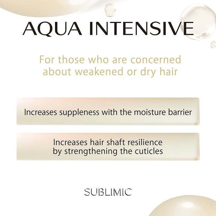 Shiseido Professional Sublimic Aqua Intensive Shampoo / Treatment 250ml (3 Options)