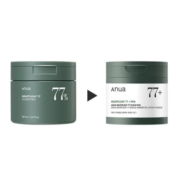 ANUA Heartleaf 77 Clear Pad 70 Pads 160ml