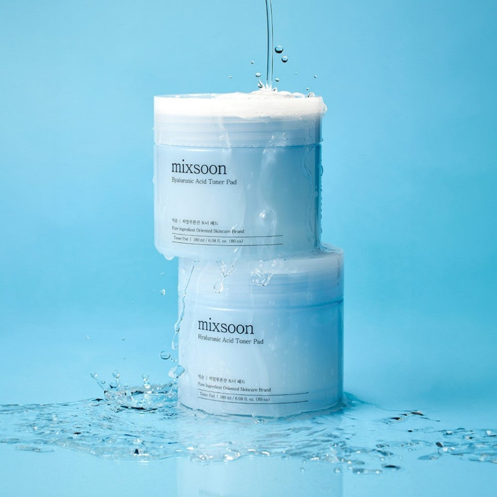 mixsoon Toner Pad (2 Types) │ Collagen Toner Pad 110 Pads 170ml / Hyaluronic acid Toner Pad 80 Pads 180ml