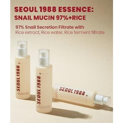 K-SECRET SEOUL 1988 Essence : Snail Mucin 97% + Rice 100ml