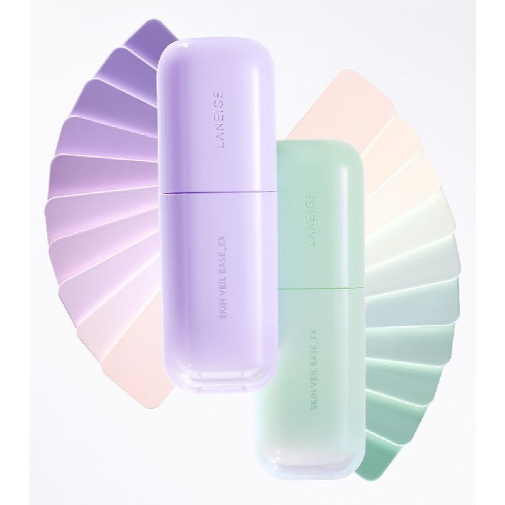 LANEIGE Skin Veil Base EX SPF28 PA++ 30mL 2 Colors (No.40 Pure Violet, No. 60 Mint Green)