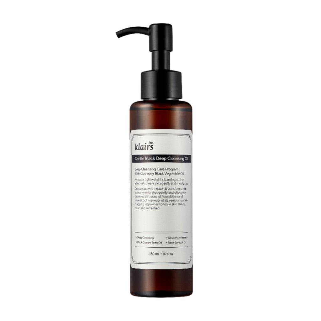 [New] KLAIRS Gentle Black Facial Cleanser, 140ml / Cleansing Oil (2 Types), 150ml