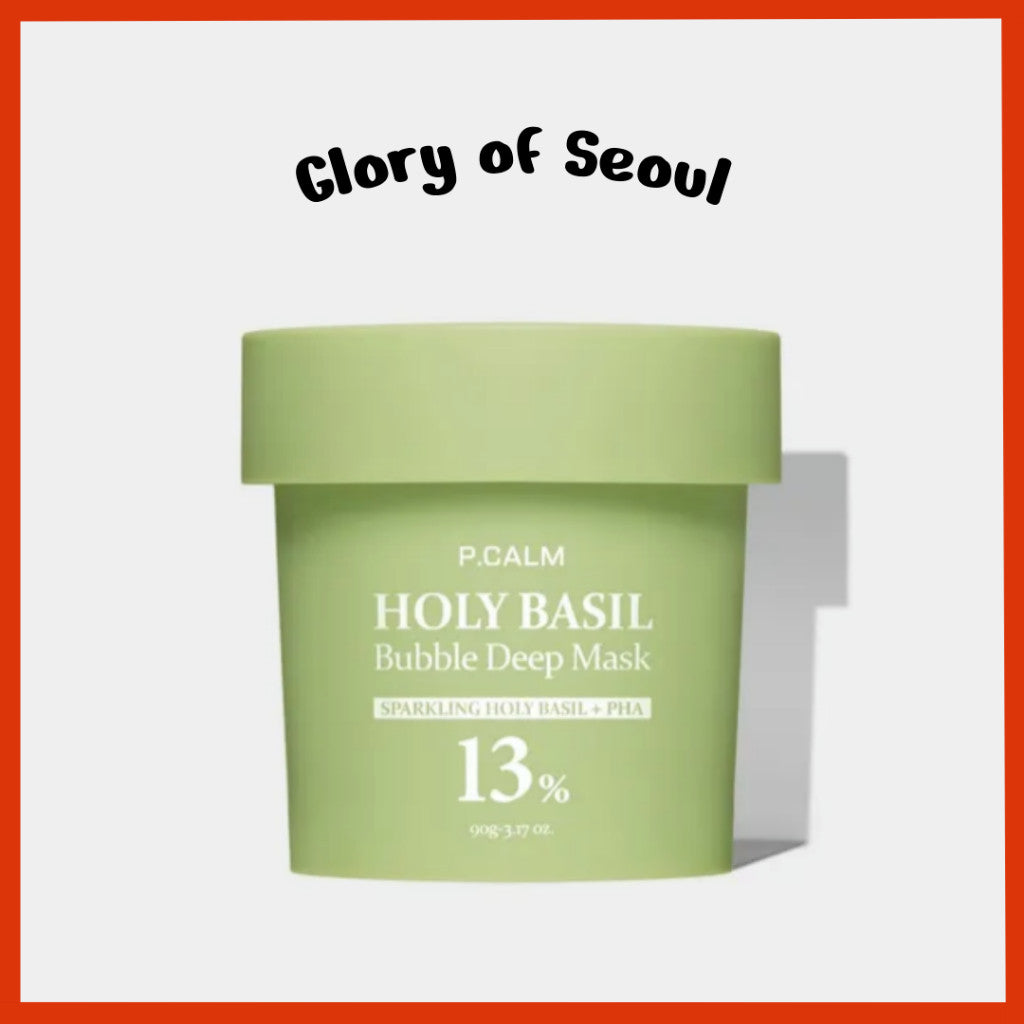 P.CALM Holy Basil Bubble Deep Mask 90g