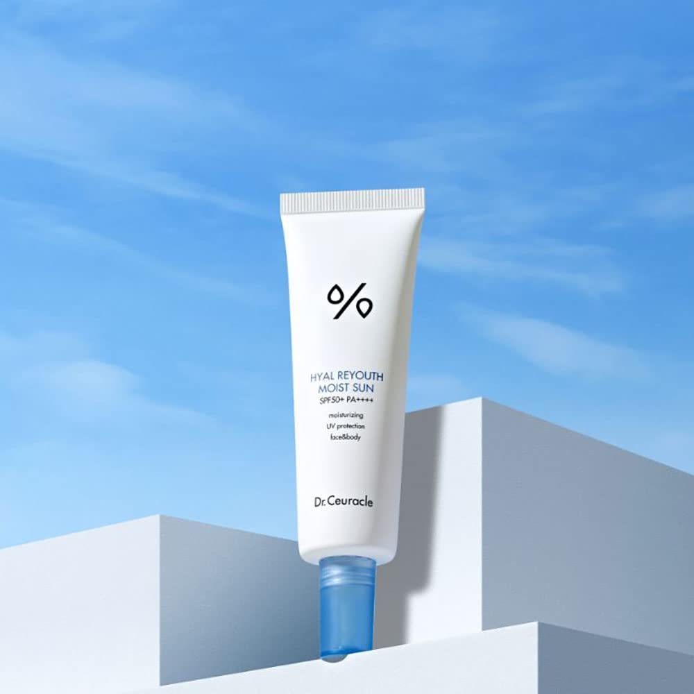 DR.CEURACLE Hyal Reyouth Moist Sun 50ml, Tea Tree Purifine Green Up Sun 50ml