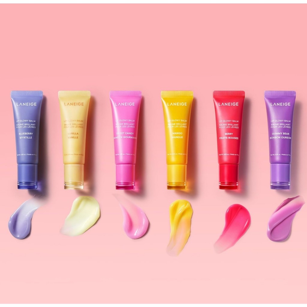 [NEW] LANEIGE Lip Glowy Balm, 10g (6 Types) | Hydrate, Glossy, Lightweight, Moisturize & Tint with Shea Butter