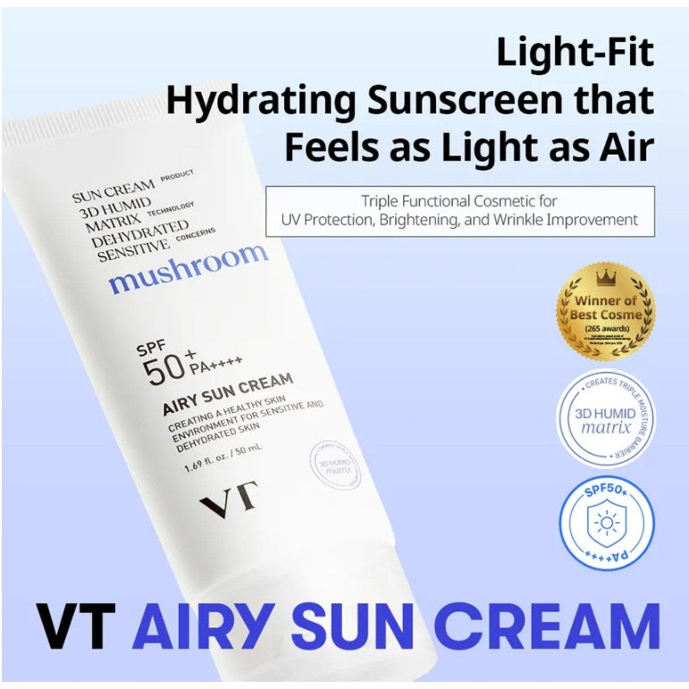 VT Airy Sun Cream  SPF 50+ PA++++ 50ml