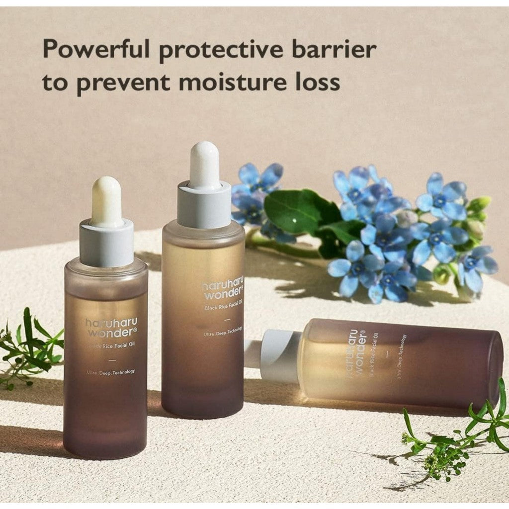 HARUHARU Wonder Black Rice Facial Oil, 30mL