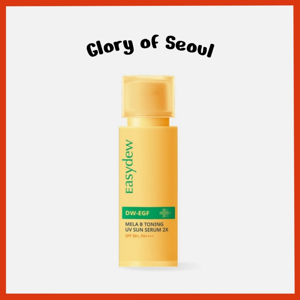 EASYDEW DW-EGF Mela B Toning UV Sun Serum 2X, 40mL | SPF 50+ PA++++