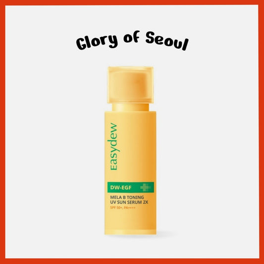 EASYDEW DW-EGF Mela B Toning UV Sun Serum 2X, 40mL | SPF 50+ PA++++
