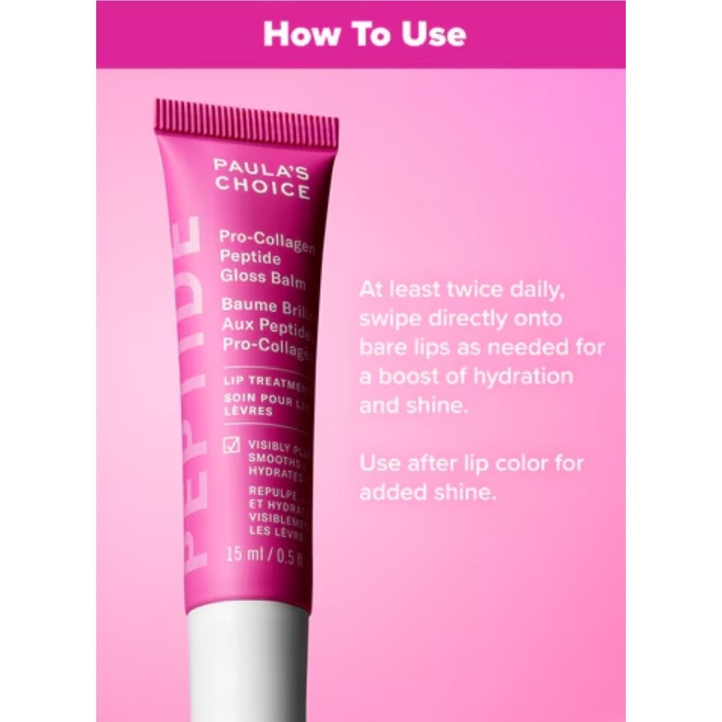Paula's Choice Pro-Collagen Peptide Gloss Balm 15ml