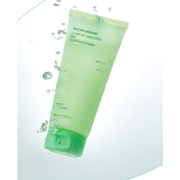 ROUND A’ROUND Green Tea Pure Cleansing Foam 200ml / 2 types