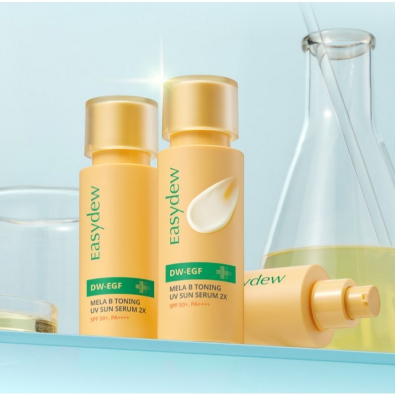 EASYDEW DW-EGF Mela B Toning UV Sun Serum 2X, 40mL | SPF 50+ PA++++