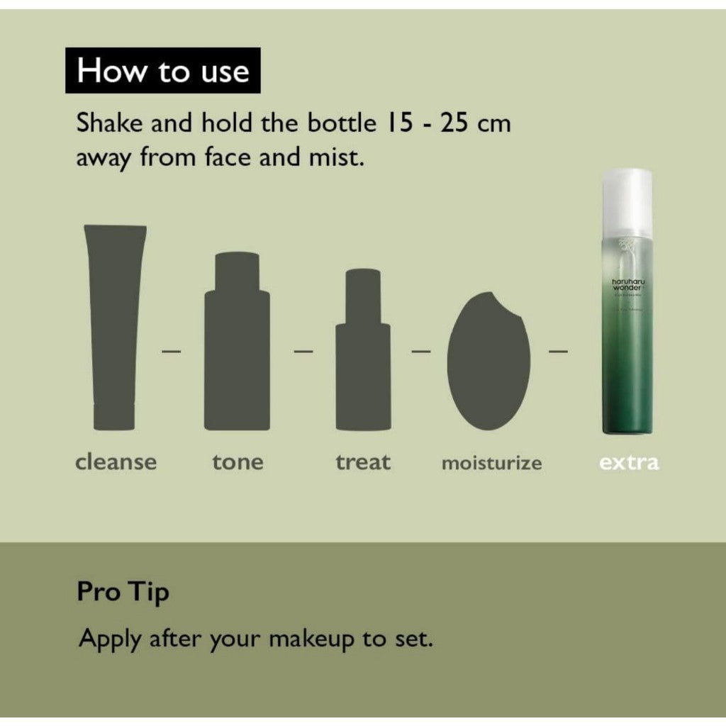 Haruharu Wonder Black Bamboo Mist, 150mL