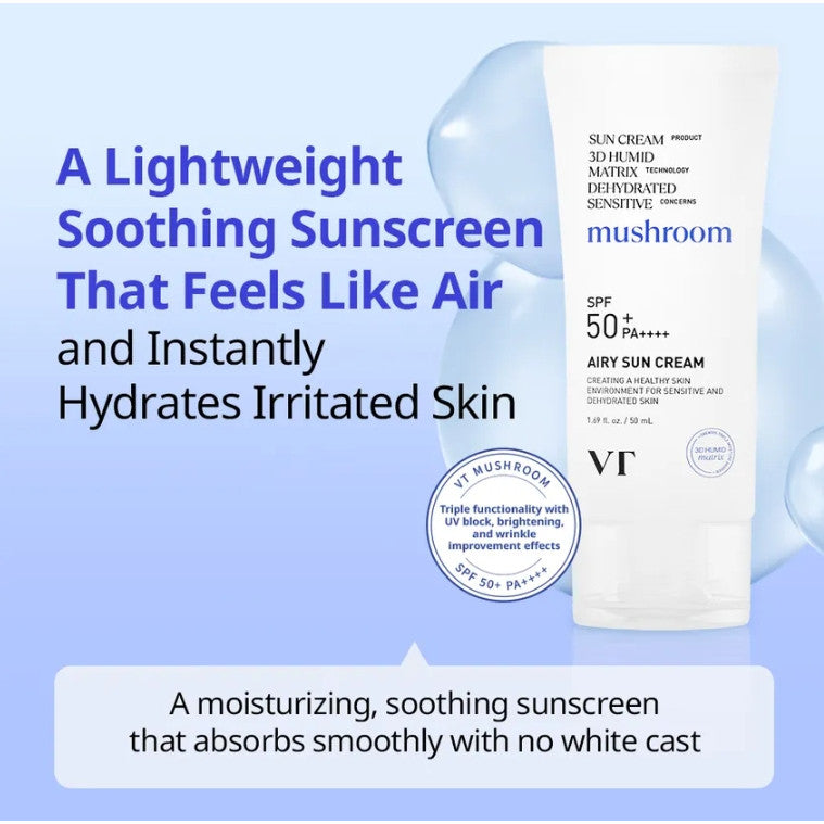VT Airy Sun Cream  SPF 50+ PA++++ 50ml