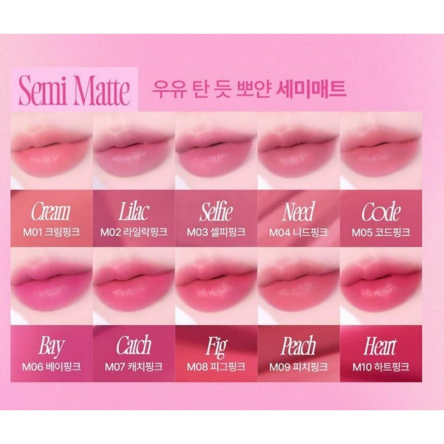[NEW] FWEE Pink Obsession Stay-Fit Lip Tint, 3.8g (Semi Matte / Semi Glow)