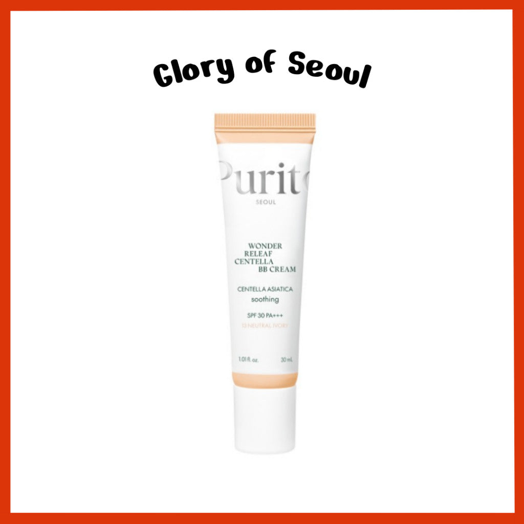 PURITO Wonder Releaf Centella BB Cream SPF30 PA+++ 30ml 6 color