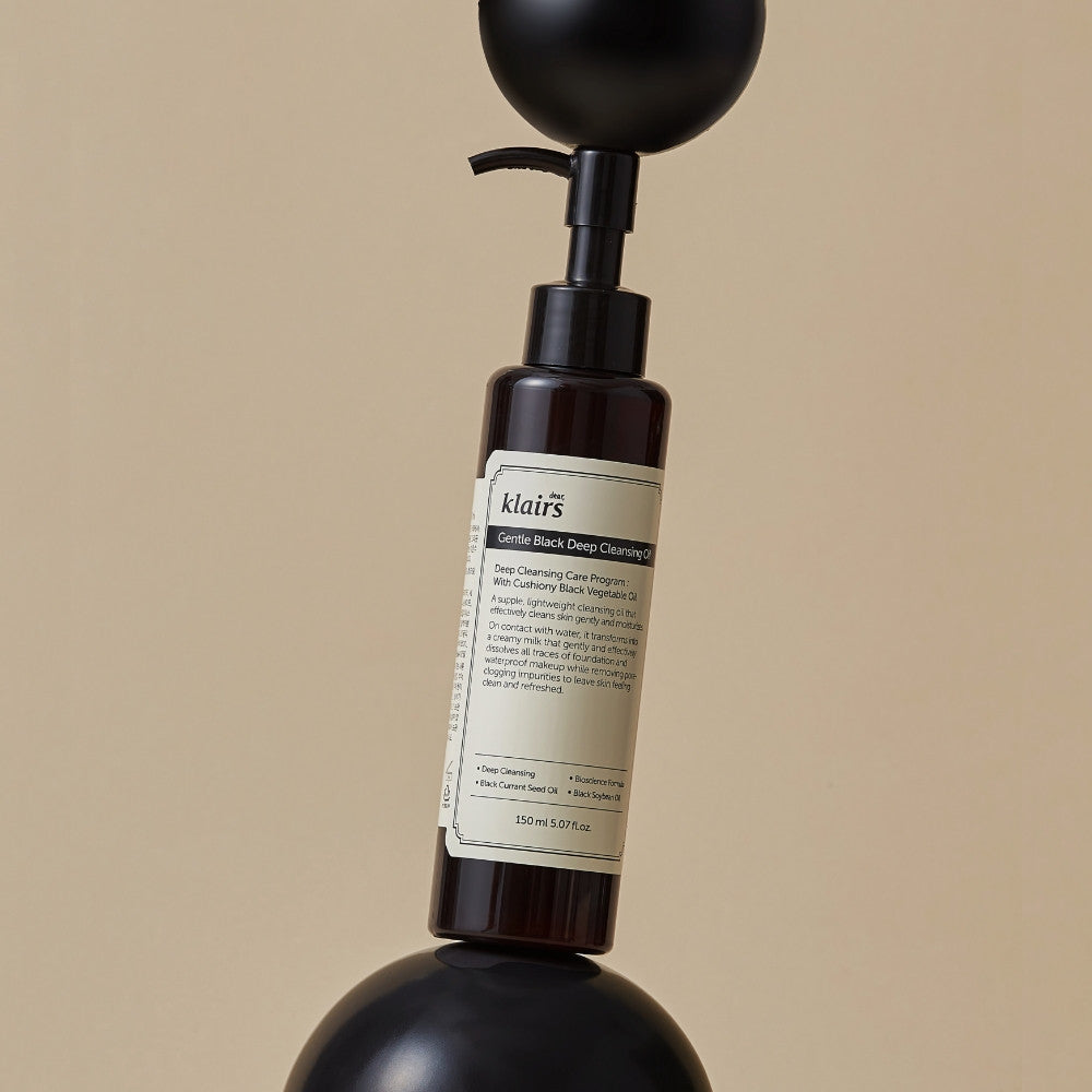 [New] KLAIRS Gentle Black Facial Cleanser, 140ml / Cleansing Oil (2 Types), 150ml