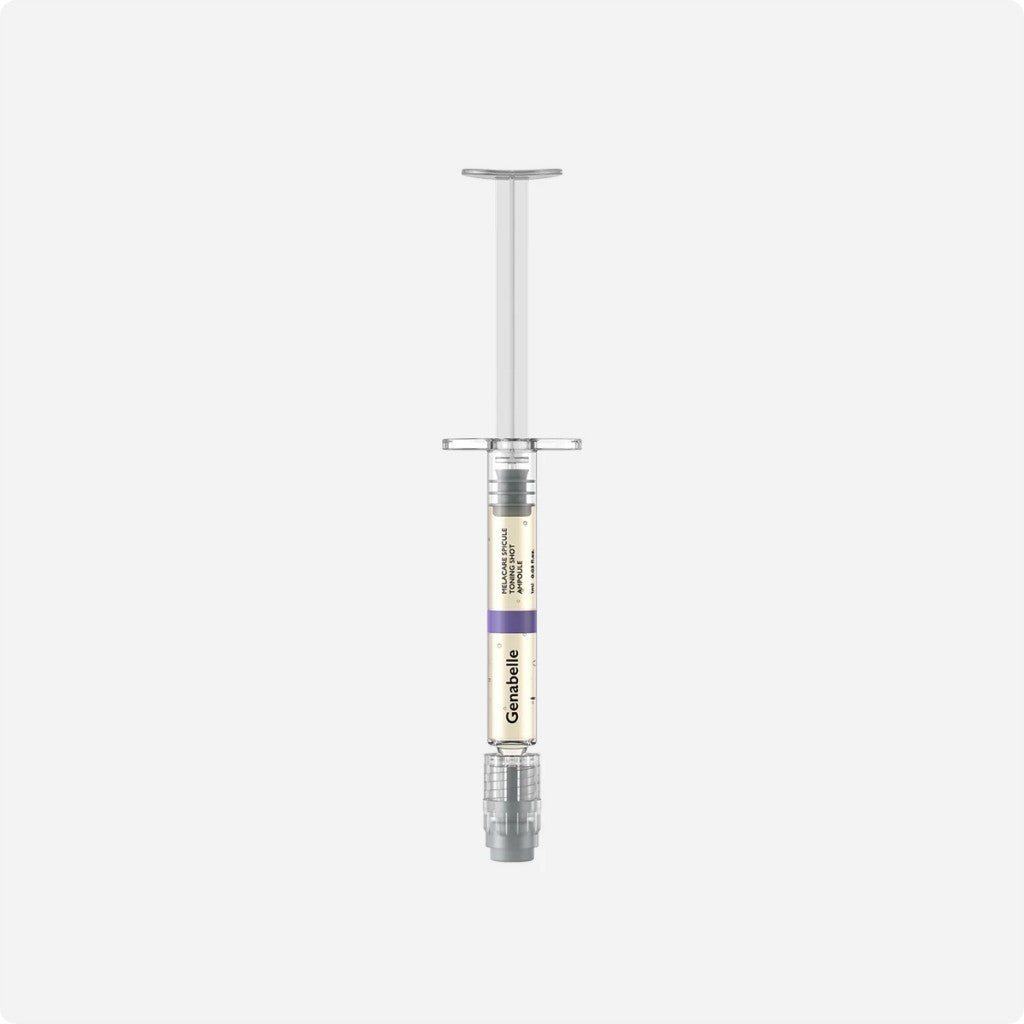 Ampolla Toning Shot de espículas Melacare de GENABELLE, 1 mL (1 unidad / 1 caja = SET de 3 unidades)