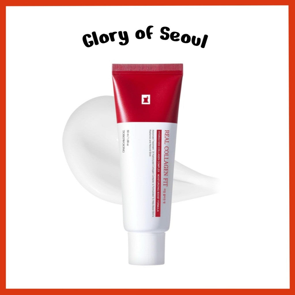 TOSOWOONG Real Collagen Fit, 50mL | Hydrolyzed Collagen Wrapping Mask