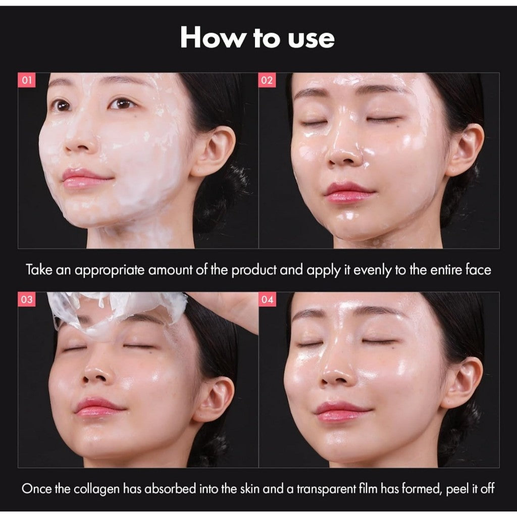TOSOWOONG Real Collagen Fit, 50mL | Hydrolyzed Collagen Wrapping Mask