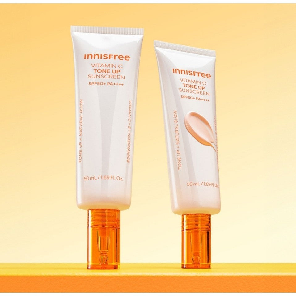 INNISFREE Vita C Tone Up Sunscreen, 50mL | SPF50+/PA++++