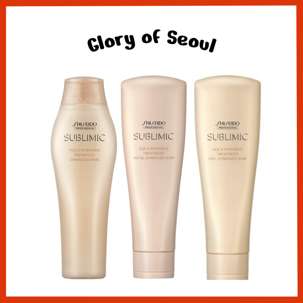 [New] SHISEIDO Professional Sublimic Aqua Intensive Shampoo / Treatment 1EA (3 Options), 250ml