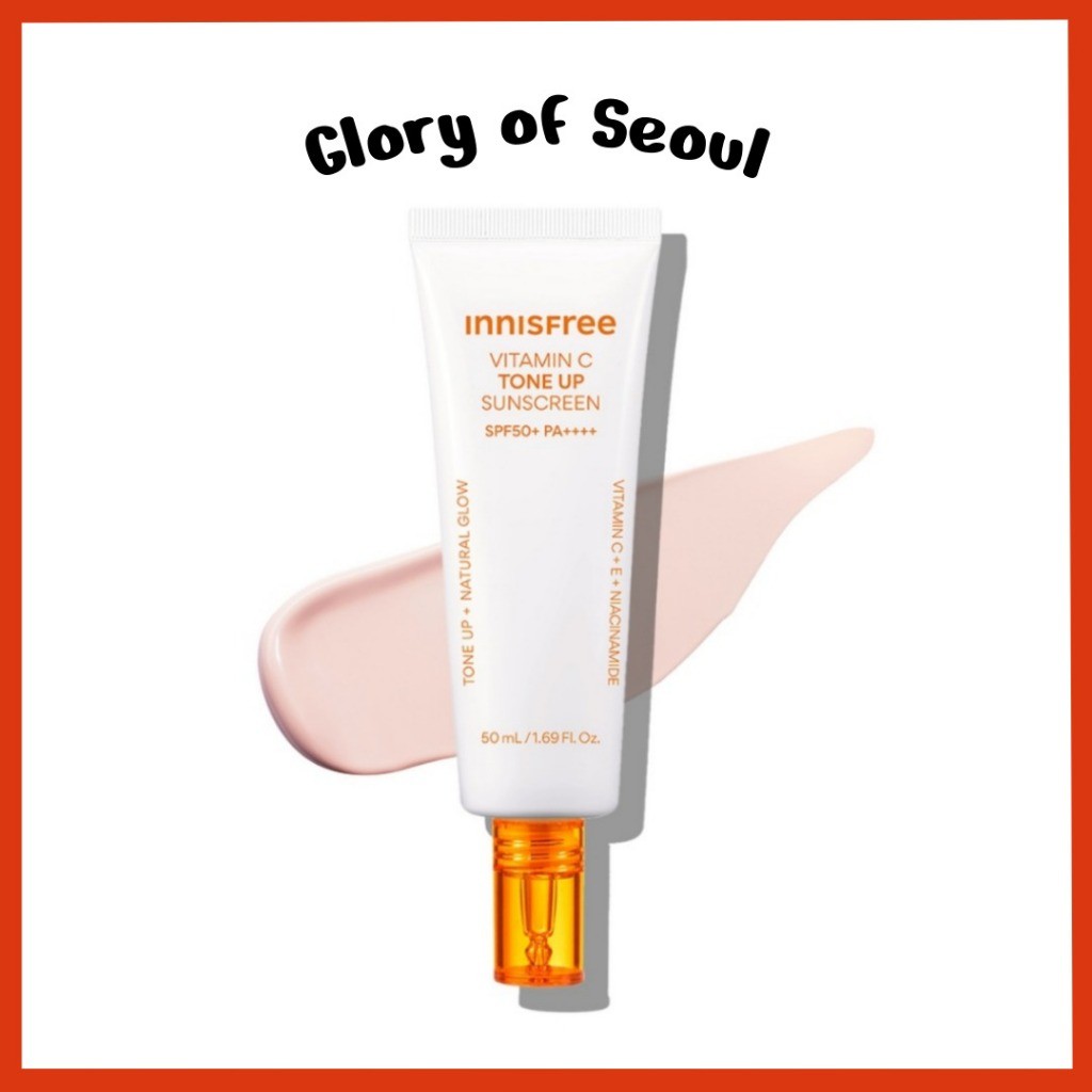 INNISFREE Vita C Tone Up Sunscreen, 50mL | SPF50+/PA++++