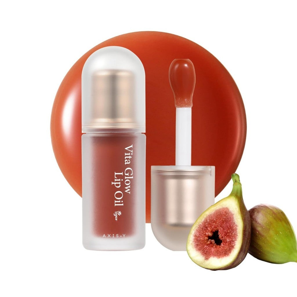 AXIS-Y Vita Glow Lip Oil 4ml (3 Types) │ Dreamy Olive / Cozy Fig / Chilled Berry