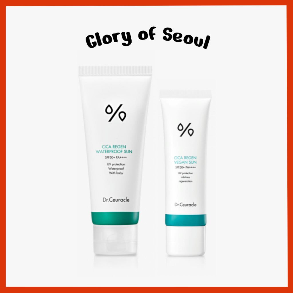 DR.CEURACLE Cica Regan Sunscreen 2 types