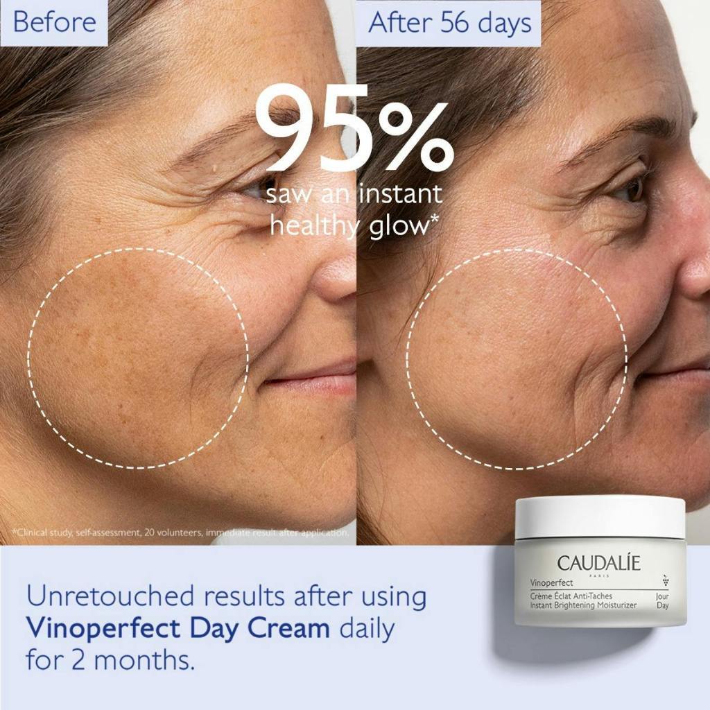 [MINI] CAUDALIE Vinoperfect Instant Brightening Moisturizer with Niacinamide 15ML